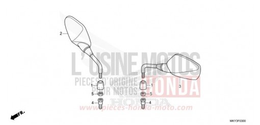 SPIEGEL (CB650RA) CB650RAM de 2021